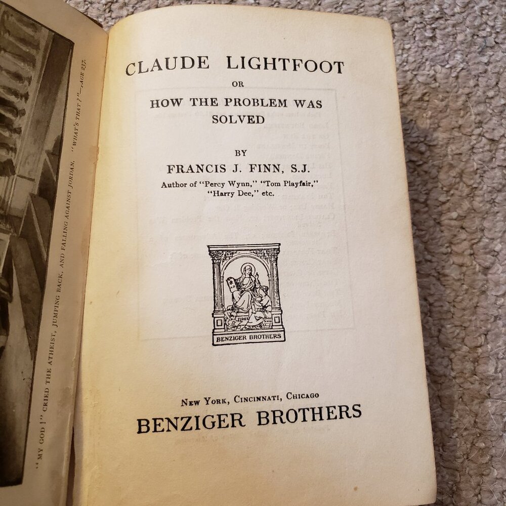 Antique religious themed book set - Picture 10 of 12